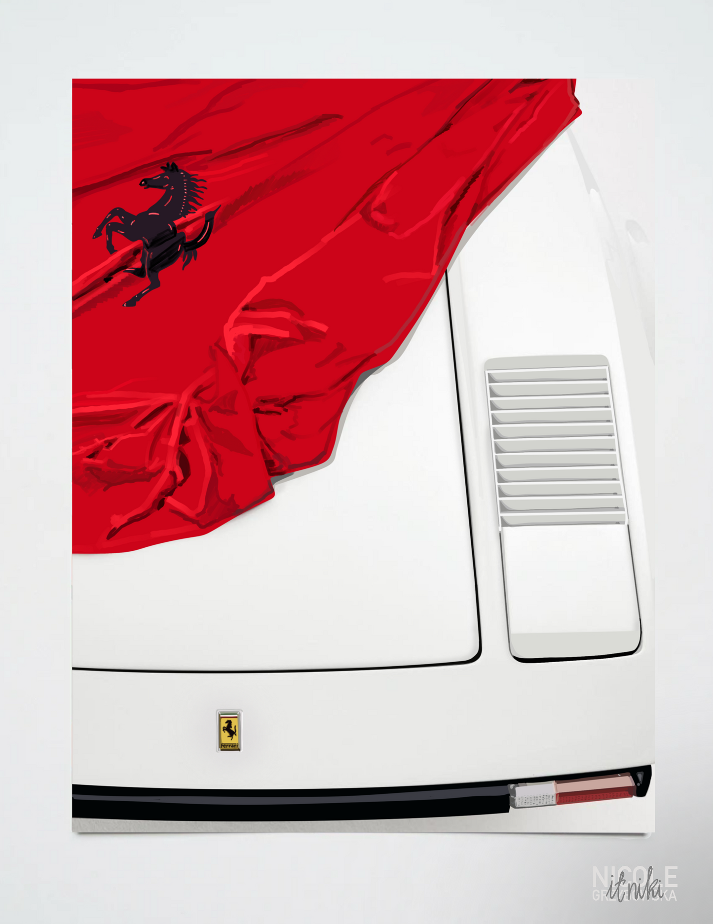 Plakat Ferrari 328 GTS