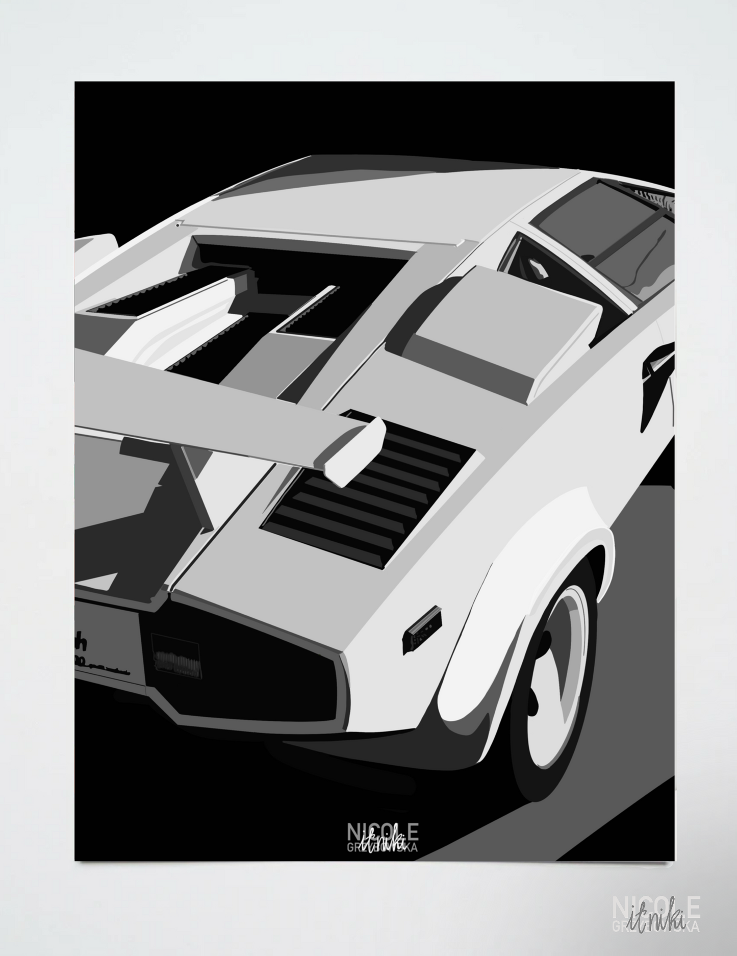 Plakat Lamborghini Countach
