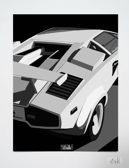 Plakat Lamborghini Countach