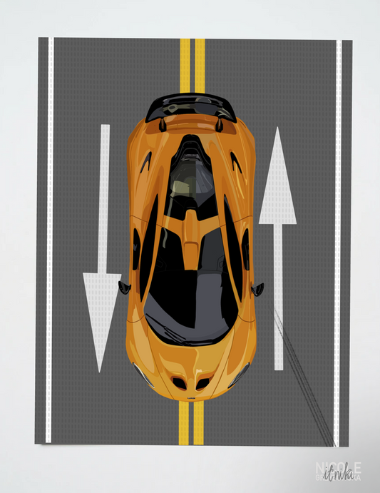 Plakat Mclaren P1